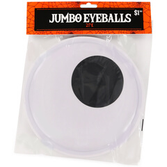 Jumbo Eyeballs Halloween White C/1