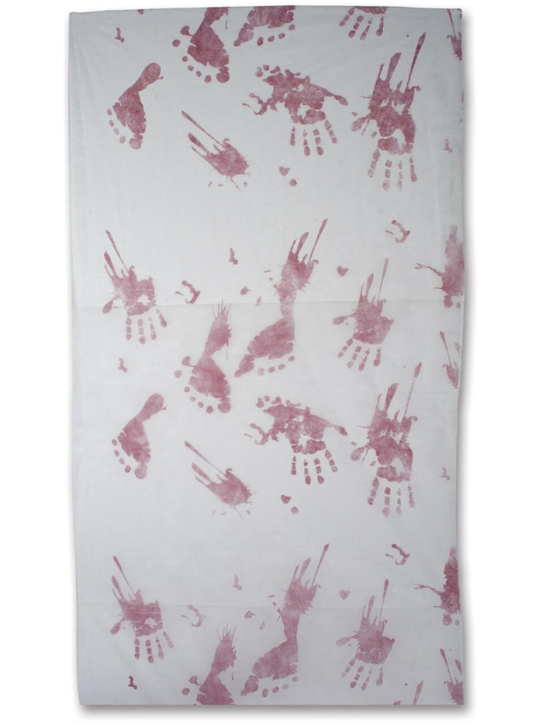 Bloody Handprints Cloth Decoration C/1