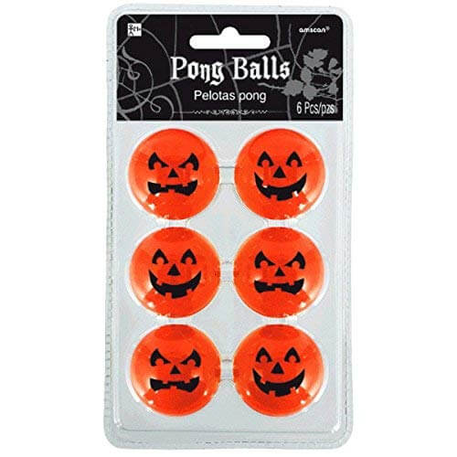 Pong Balls Beer Pong Jackolantern C/6
