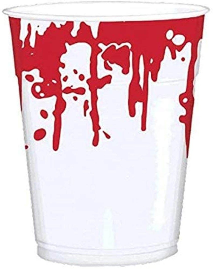 Vaso 16oz Bloody Halloween C/25