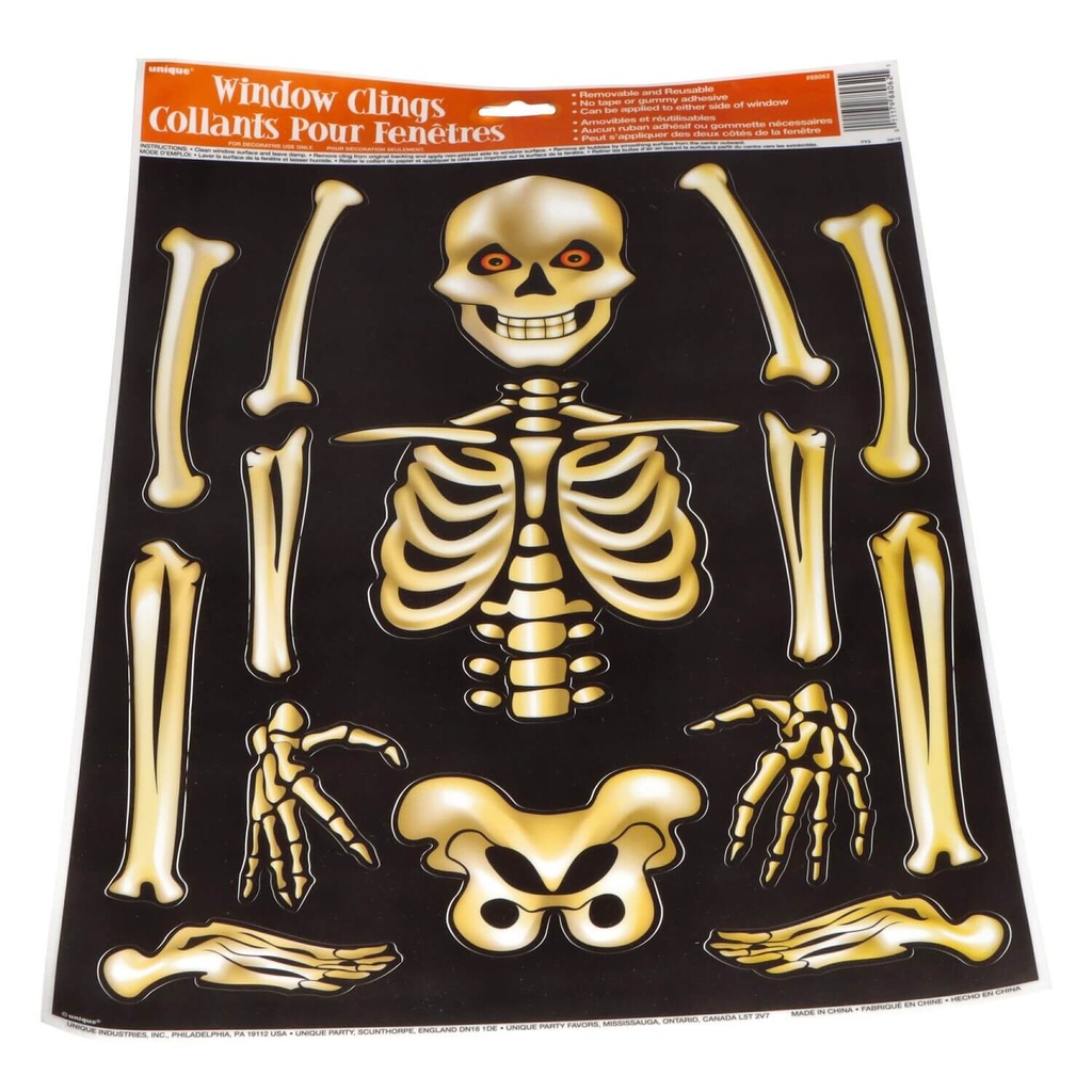 Esqueleto Windows Clings C/1