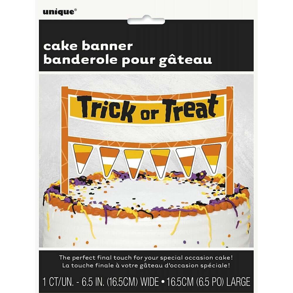 Cartel Para Pastel Trick Or Treat C/1