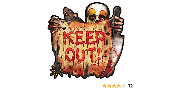 Decoracion De Pared Keep Out C/1