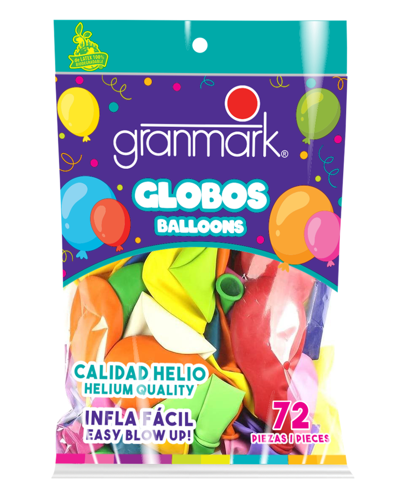 Bolsa De Globos 5" Surtido C/72