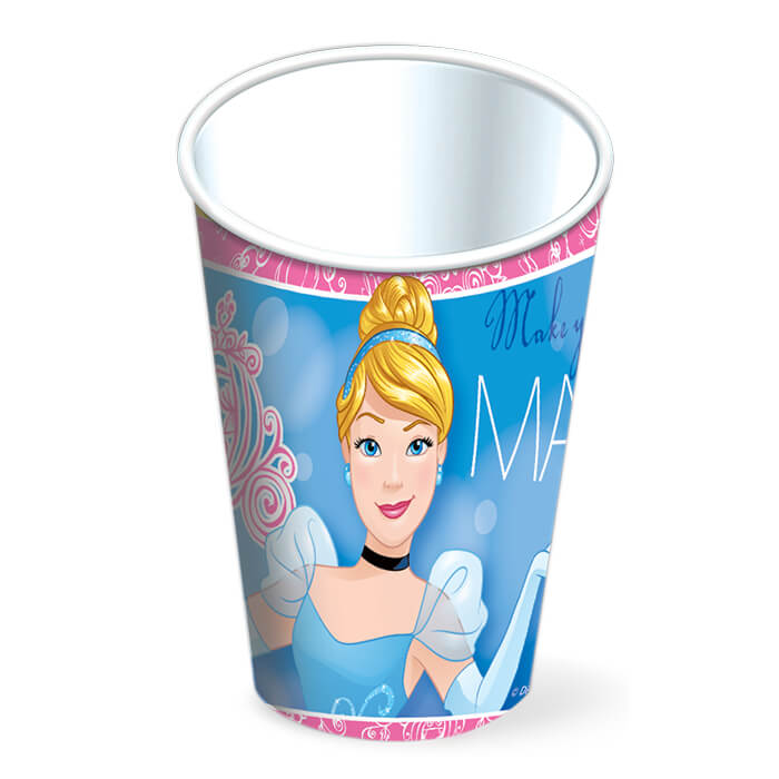 Vaso 9oz Cenicienta C/6