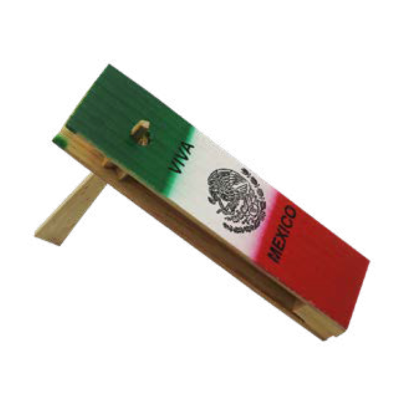 Matraca Madera Tricolor C/1