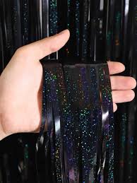 Cortina Holografica Negra C/1