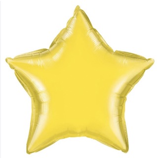 Globo 18" Estrella Amarilla C/1