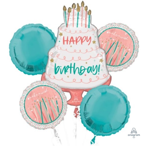 Balloon Bouquet Birthday Cake C/5