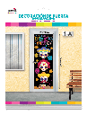 Decoracion Para Puerta Calaveritas C/1
