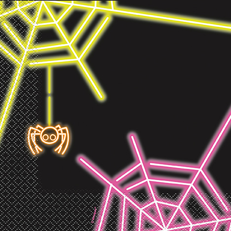 Servilleta G Neon Halloween C/16