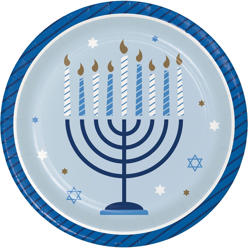 Plato 7" Hanukkah Celebration C/8