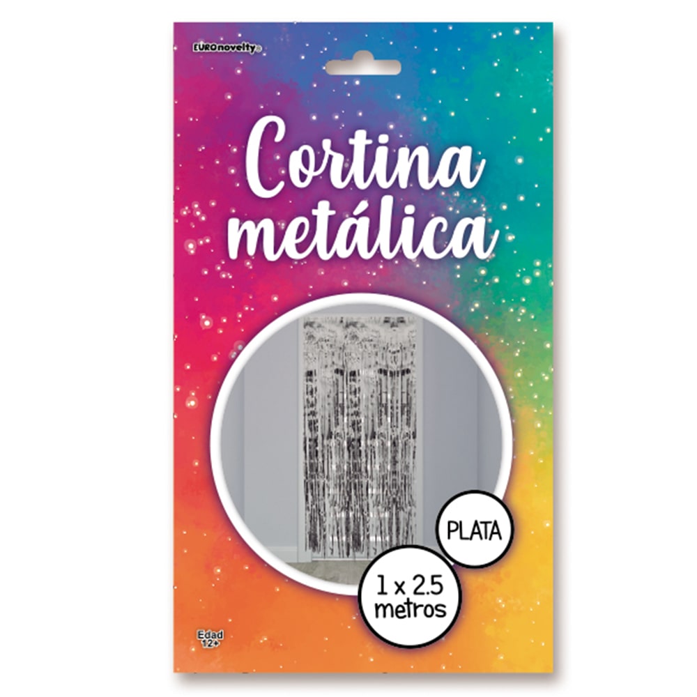 Cortina Metalica Plata C/1