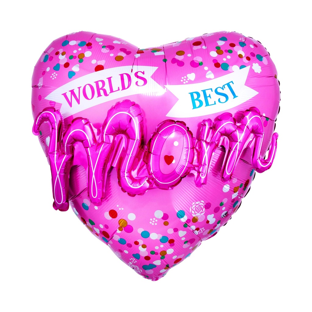 Globo 36" Corazon Worlds Mom C/1