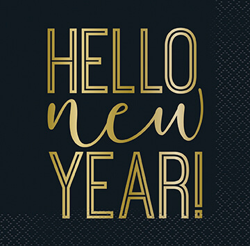 Servilleta CH Roaring New Years C/16