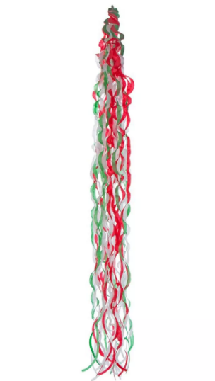Espiral Decorativo Tricolor 45cm C/1