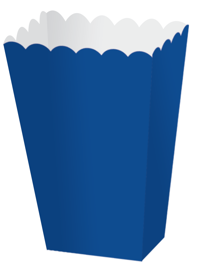 Cajita Fantasia Azul Rey C/6