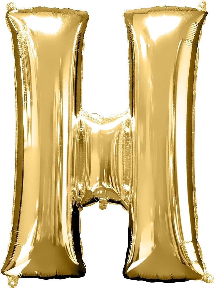 Globo 36" Letra H Oro C/1