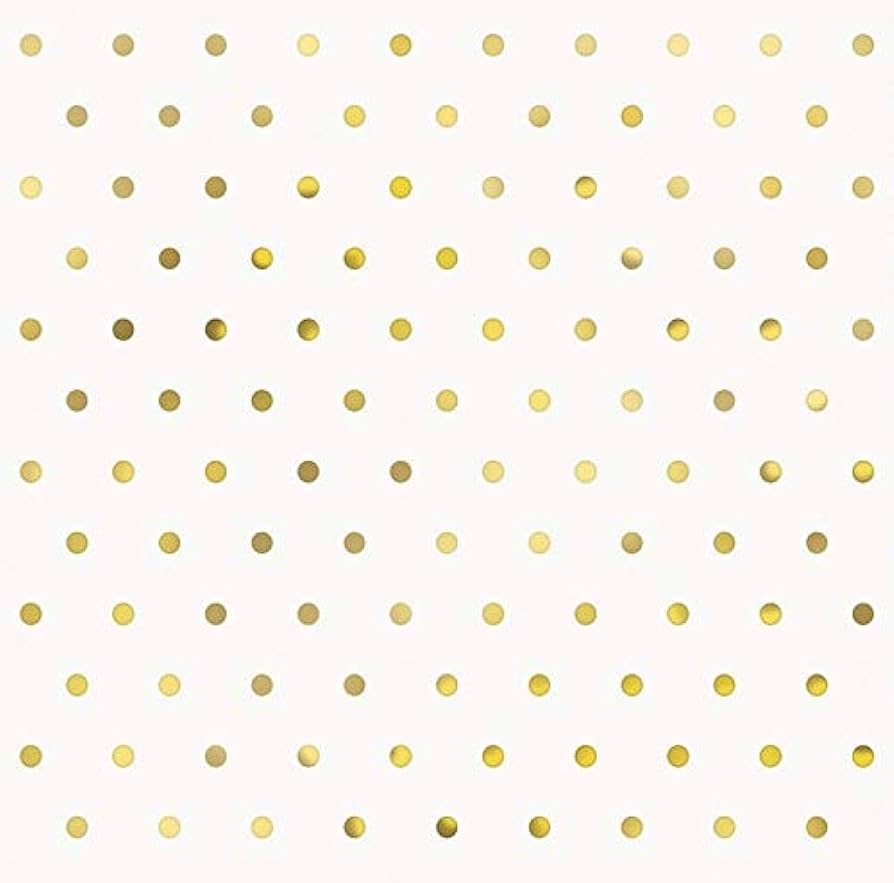 Servilleta G Foil Dots Oro C/16