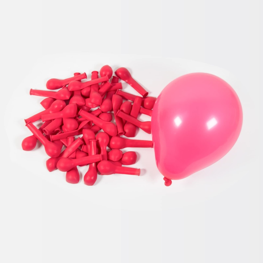 Bolsa De Globos 5" Rosa Magenta C/100