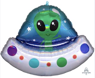 Globo 28" Alien Space Ship C/1