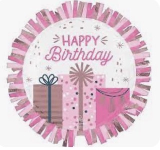 Globo 24" Pastel Birthday C/1