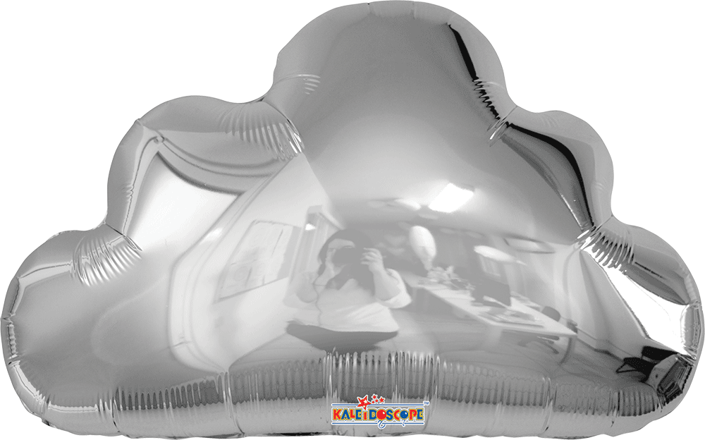 Globo 18"  Nube Plata C/1