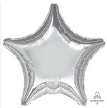 Globo 4" Estrella Plata C/1