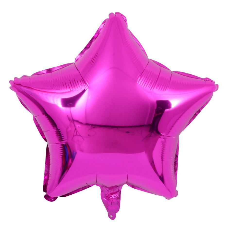 Globo 4" Estrella Magenta C/1
