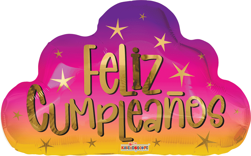 Globo 18" Feliz Cumple Nube Multicolor C/1