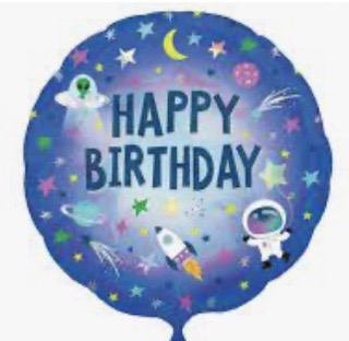 Globo 18" Holo HBD Outer Space C/1