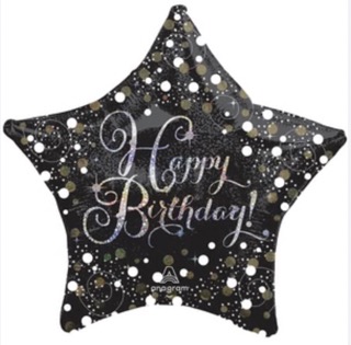 Globo 36" Sparkling Birthday C/1