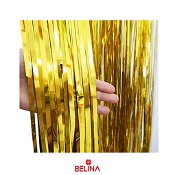 Cortina Iridiscente Oro C/1