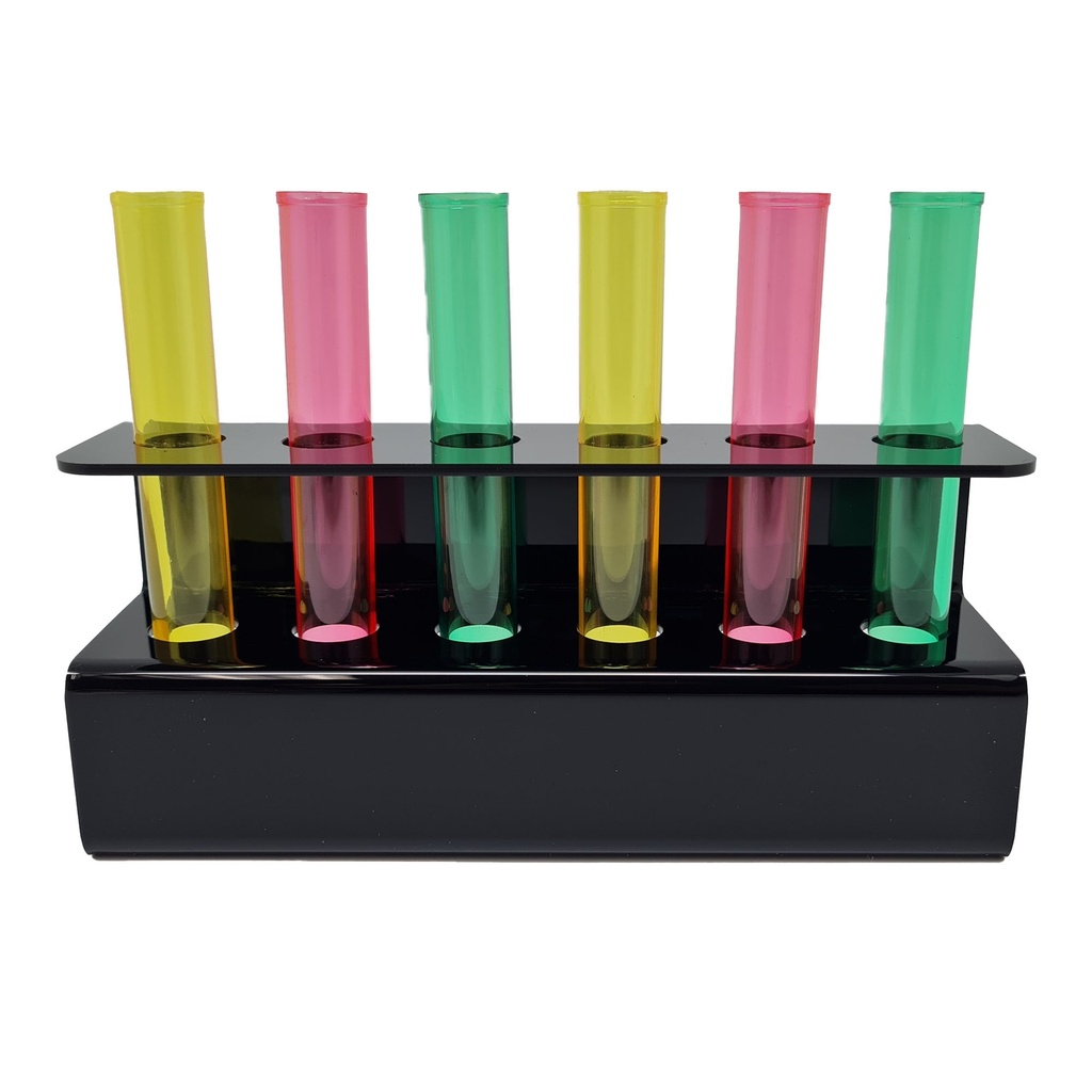 Tubo Shot Colores C/6