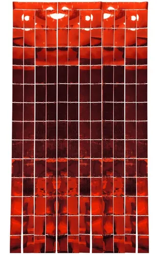 Cortina Mosaico Roja C/1