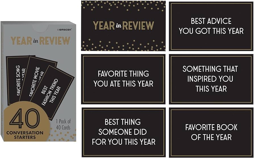 Conversation Starter Year In Review C/40