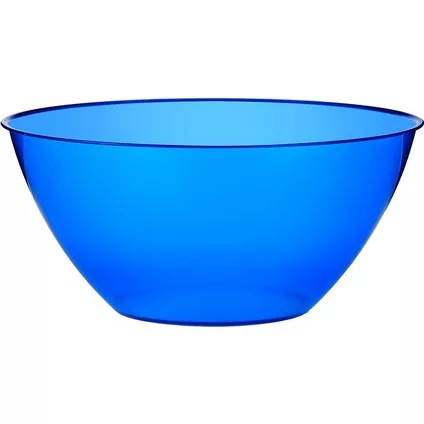 Bowl Plastico Azul Rey C/1
