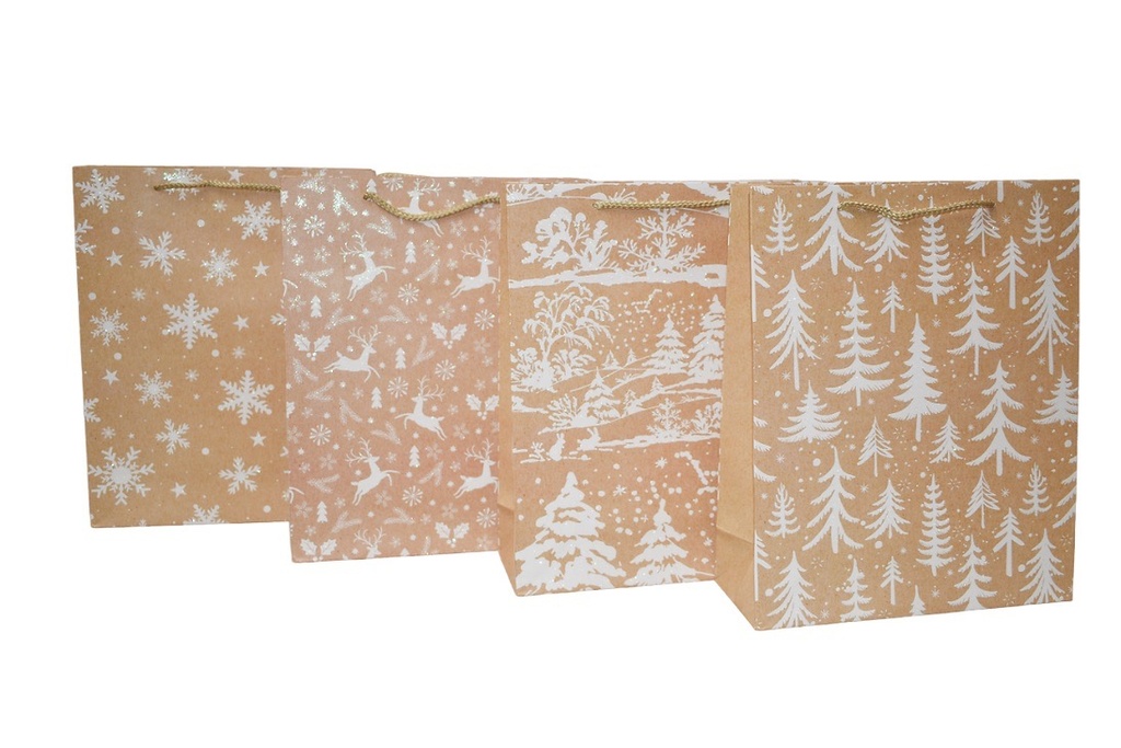 Bolsa M Glitter Navidad C/1