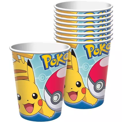 Vaso 9oz Pokemon C/8