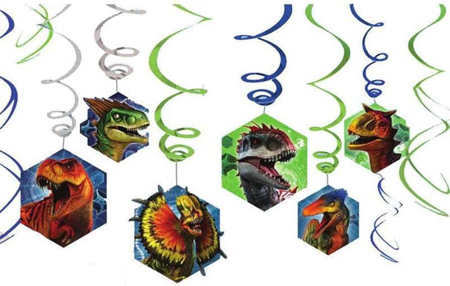 Swirl Decorations Jurassic World C/12