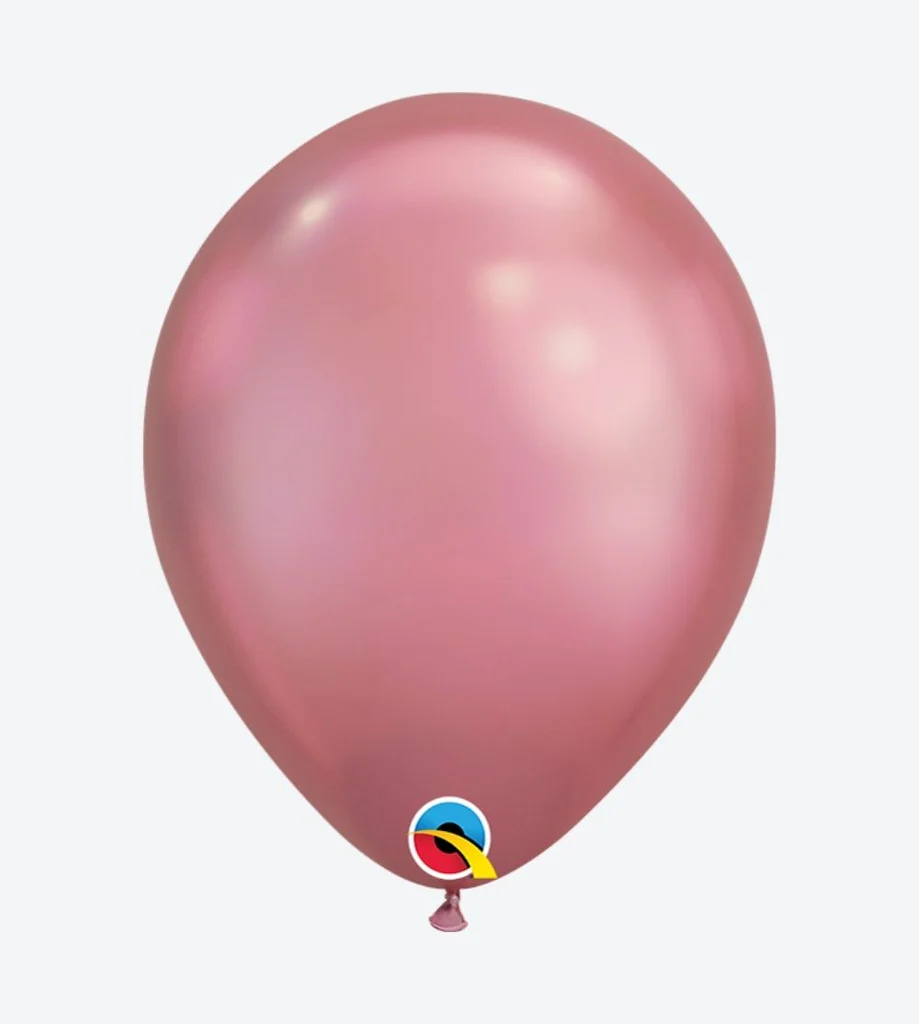 Globo 7" Latex Malva Chrome C/1
