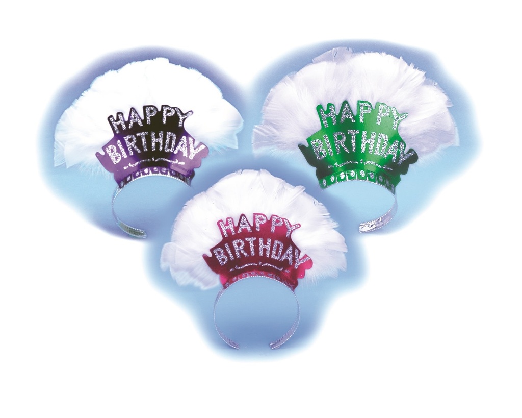 Tiara HBD Plumas Color C/1