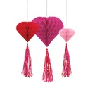 Hanging Decoration Hearts C/3