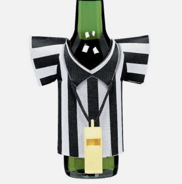 Funda Para Bebida Con Silbato Futbol Americano C/1