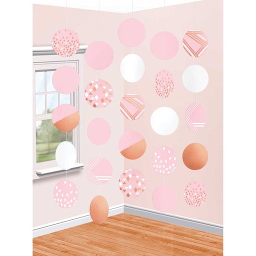 Hanging Circle Decoration Blush Party C/5