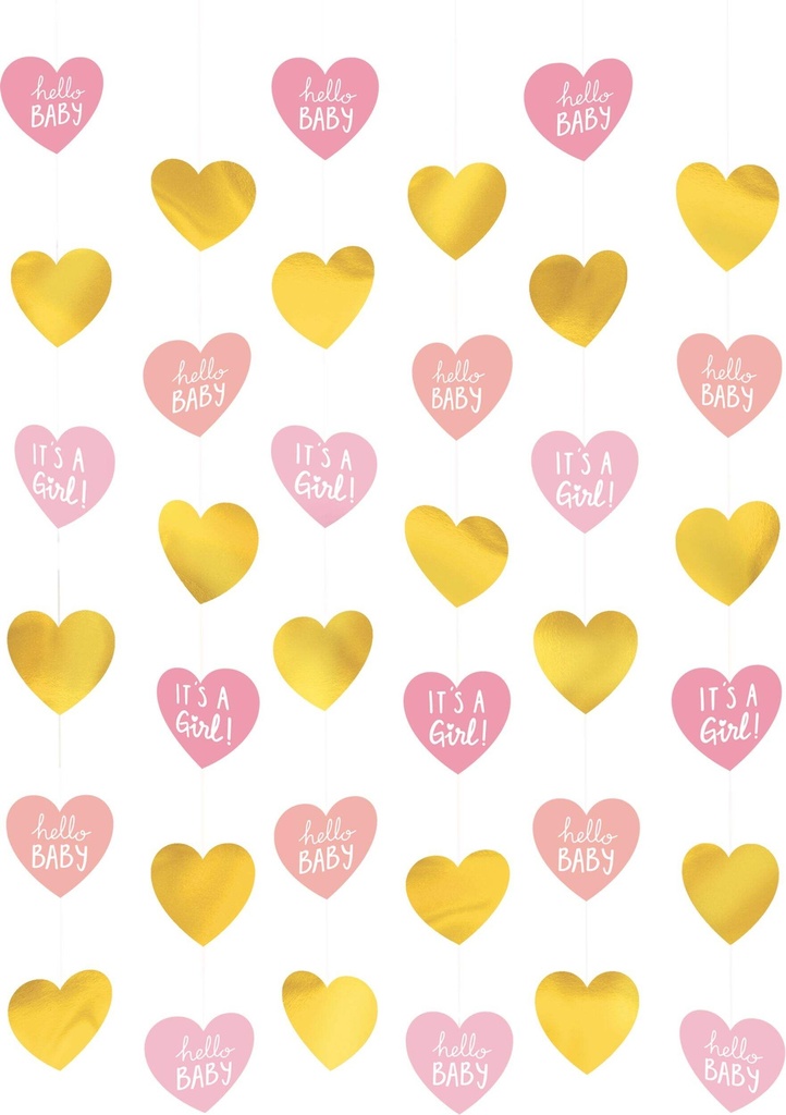 Decoracion Colgante Hello Baby C/6