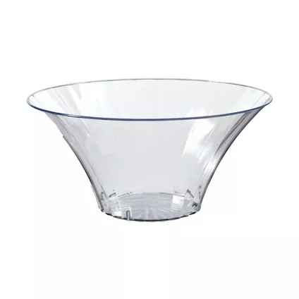 Small Clear Plastic Flared Bowl C/1