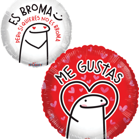 Globo 36" Me Gustas Flork