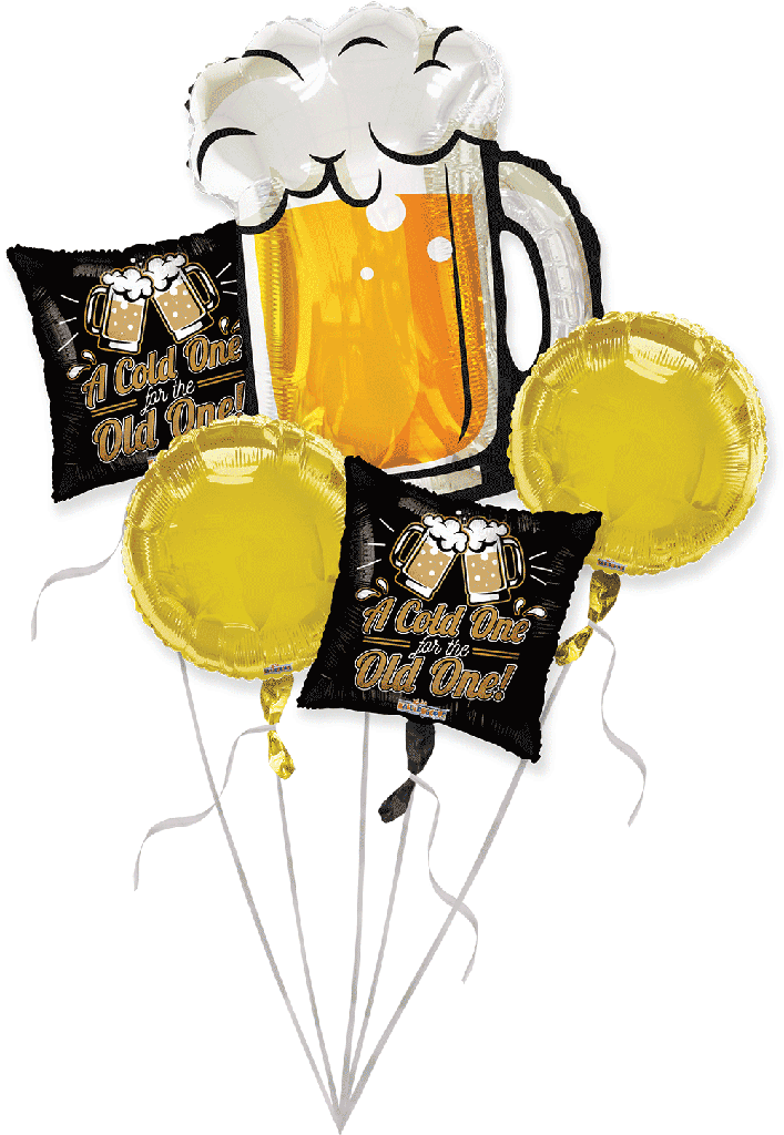 Balloon Bouquet Cerveza C/5