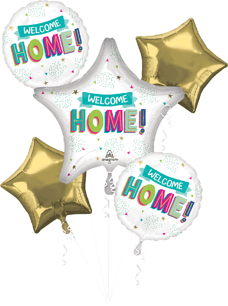 Balloon Bouquet Welcome Home C/5
